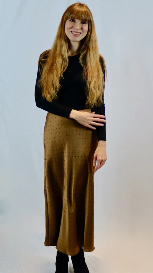 Caramel Dot Midi