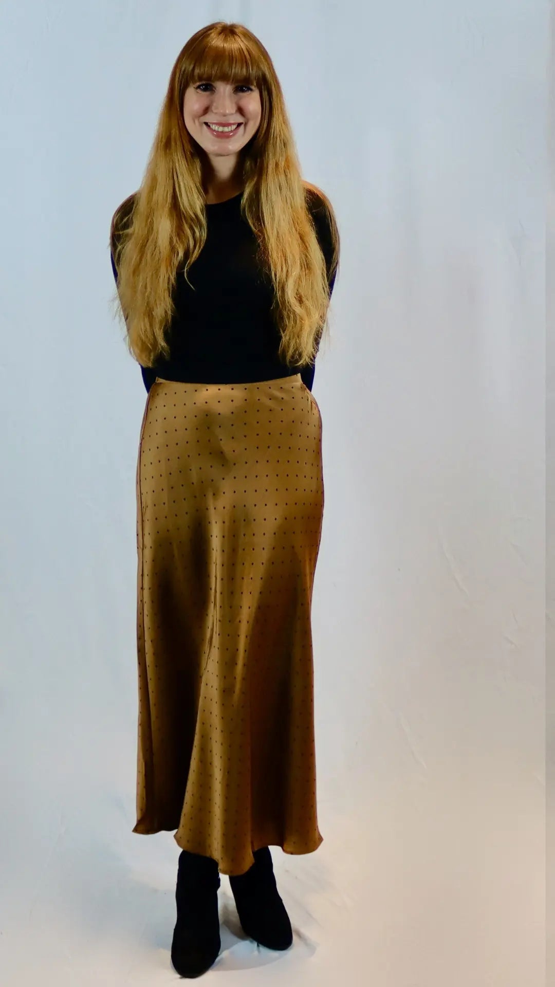 Caramel Dot Midi