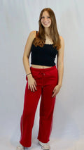 Easy Line Sweatpants - Red