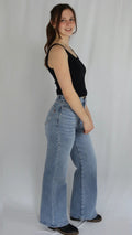 Star Studded Wide-Leg Jeans